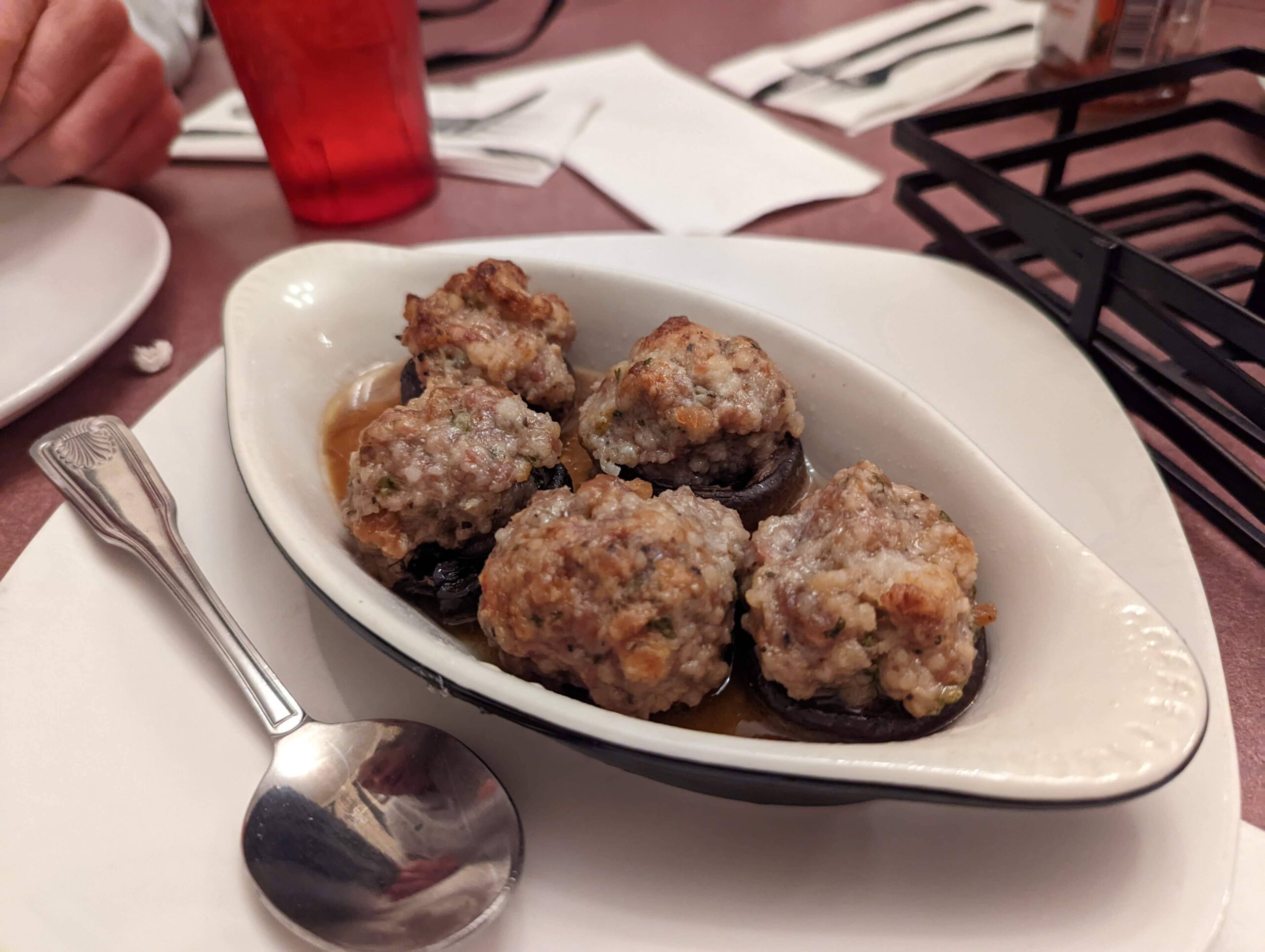 3-delorenzos-the-burg-pizza-sausage-stuffed-mushrooms